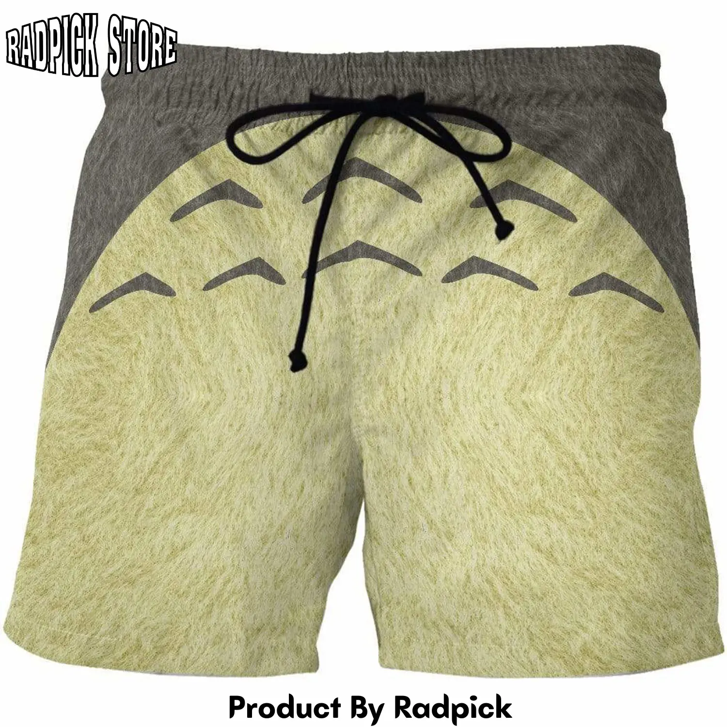 Radpick 3d custom beach shorts totoro rp631614